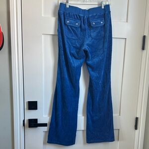 Vintage Juicy Couture Blue Velour pants M long
